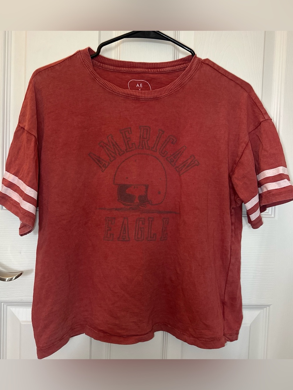 Peanuts Red Graphic Tee with White Print